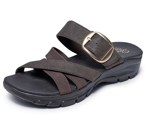 Skechers Women's Easy Going - Perfect Company - color: Chocolate, size: 5