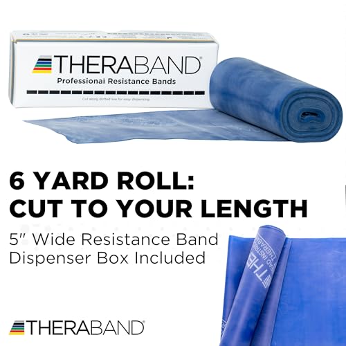 THERABAND Resistance Bands, Workout Band, Exercise, Physical Therapy, Blue - color: Blue - Extra Heavy