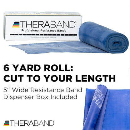 THERABAND Resistance Bands, Workout Band, Exercise, Physical Therapy, Blue - color: Blue - Extra Heavy