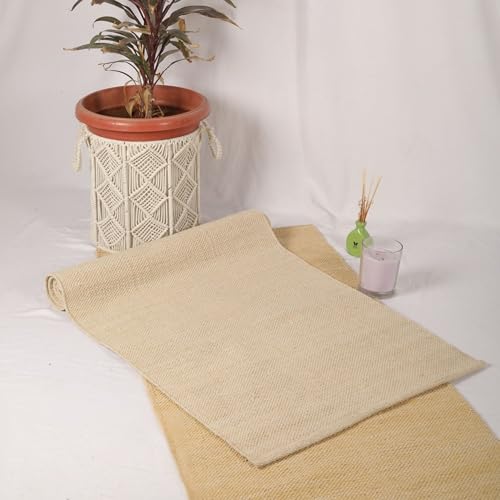 Trade Star Organic Cotton Yoga Mat Highly Absorbent Reversible Yoga Rug Travel Mat for Indoor And Outdoor Use 72"L x 24"W Inches Perfect Size Mat Handloomed Meditation Rug Extra Thick Tie Dye Yoga Mat for Exercise - color: Color 2
