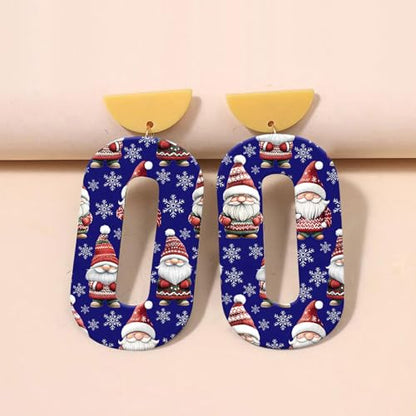 10 Pcs Christmas Polymer Clay Transfer Paper, Xmas Snowflake Santa Clause 2 Design Water Soluble Transfer Sheets for Polymer Clay Earrings Jewelry Making DIY Projects 5.82X3.93 inch