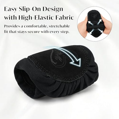 Stelle Ballet Shoes Women Highly Stretch Canvas Dance Slippers Ballet Flats | Ballet shoes for women, Split suede outsole, Non-Slip, Breathable cotton lining, Elastic cross straps, Yoga, Ballet training - color: Black, size: 9