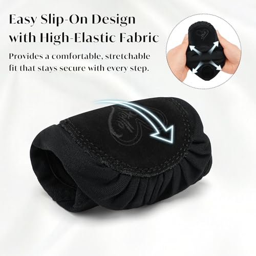 Stelle Ballet Shoes Women Highly Stretch Canvas Dance Slippers Ballet Flats | Ballet shoes for women, Split suede outsole, Non-Slip, Breathable cotton lining, Elastic cross straps, Yoga, Ballet training - color: Black, size: 7