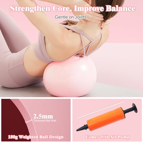 Home Pilates Essentials Kit for Women, Complete 13-in-1 Pilates Equipment Ring and Ball Set with 5 TPE Resistance Bands, Ankle Weights, 8-Shaped Pull Band, Stretch Strap and Waterproof Bag - size: 14PCS