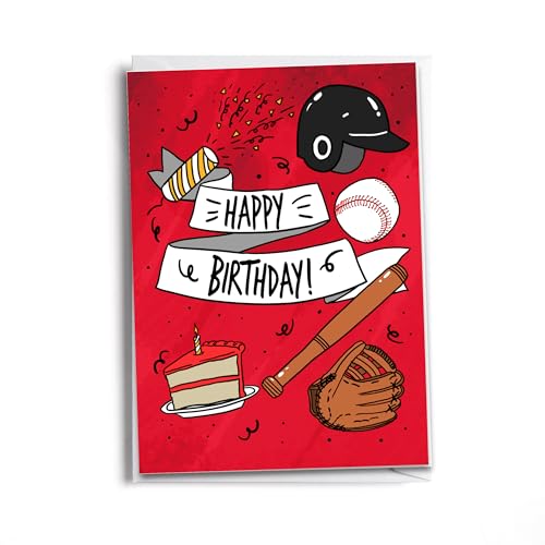 Happy Birthday Baseball Fan and Lover - style: Baseball