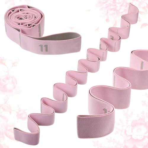 Multi Loop Stretch Band 11 Loops Stretch Band Yoga Strap for Yoga | Physical Stretching Strap, Durable Stretching Equipment, Pilates, Ballet, Latin Workouts, Flexibility Exercise