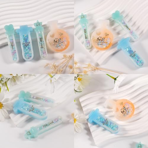 Resin Shaker Molds Set Magic Potions Keychain Charm Pack of 7 Silicone Trays Seal Films Precision Tip Applicator Bottle Kits Bundle - color: Magic Potion Craft Pack of 7