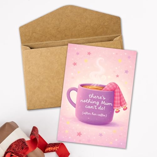 Happy Mothers Day Card Funny I Love You Mom Gift for Mother Her New Mom Bonus Mom Stepmom Wife Sister Cards Gifts from Daughter Son Women Beauty Mother’s Day Greeting Card with Envelope 5.3'' x 8" M88 - color: A88