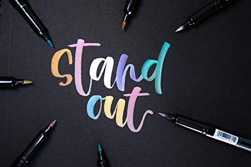 Zebra Pen, Metallic Brush Pens, Gold, Silver, and Rose Gold Ink, Medium Brush Tip Mimics Artist’s Paint Brush for Calligraphy and Lettering, Acid-Free Ink for Light and Dark Paper, 3-Pack (01603) | Acid-Free, Metallic Gold, Silver and Rose Gold Ink, Brush