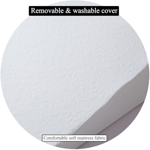 Wedge Pillow for Acid Reflux Relief, Memory Foam Acid Reflux Pillow - size: 24 X 24 X 7.5 IN