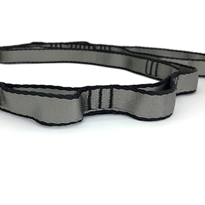 PRIOR FITNESS 2pcs Nylon Daisy Chain Straps, Grey, 2PCS