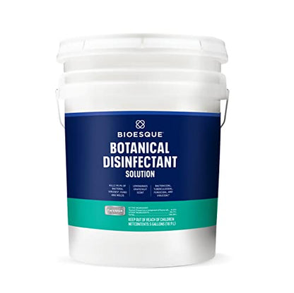 Bioesque Botanical Disinfectant Solution, Heavy Duty Broad-Spectrum Disinfectant, Kills 99.9% of Bacteria, Viruses*, Fungi, & Molds, 5 Gallon (Pack of 1) - size: 5 Gallon (Pack of 1)