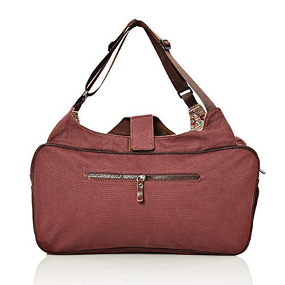 #DoYourYoga Full-Zip Extra Large Yoga Mat Tote Bag with Multi-Functional Storage Pockets for Sports Gym Pilates »Vimalaa« - color: BrownStyle