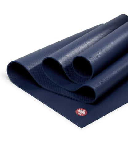 Manduka PROlite Yoga Mat 4.7mm | Lifetime Durability | Hygienic Construction | Teacher Approved - color: Midnight, size: 79" x 30"