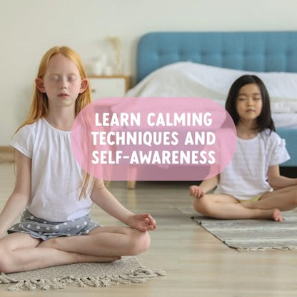 Kids Yoga Cards – 18 Durable Pose Cards for Focus, Balance & Calm | Montessori Mindfulness Game for Preschool Physical & Emotional Development