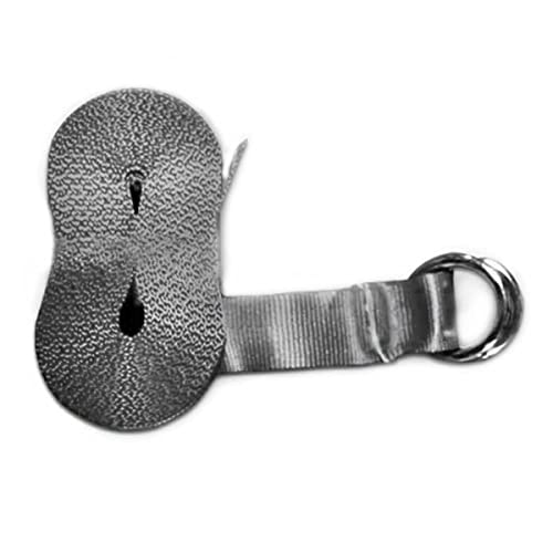 13' x 1" Tie Down Strap Double D-Ring Secure Cargo, Gray 4pk