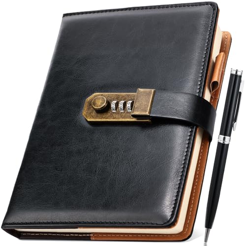 Nicpro 6 PCS Art Mechanical Pencils and Diary with Lock