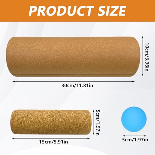 Cork Balance Board, Foot Collective Cork Balance, 4-in-1 Foot Strengthener, Premium Natural Corks, Foot Balance Trainer for Relief, Home Gym & Office Fitness Equipment