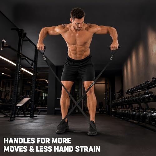 Resistance Bands Set,Exercise Bands with Handles&Door Anchor