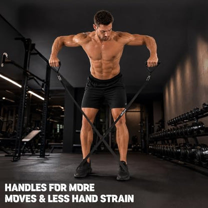 Resistance Bands Set,Exercise Bands with Handles&Door Anchor