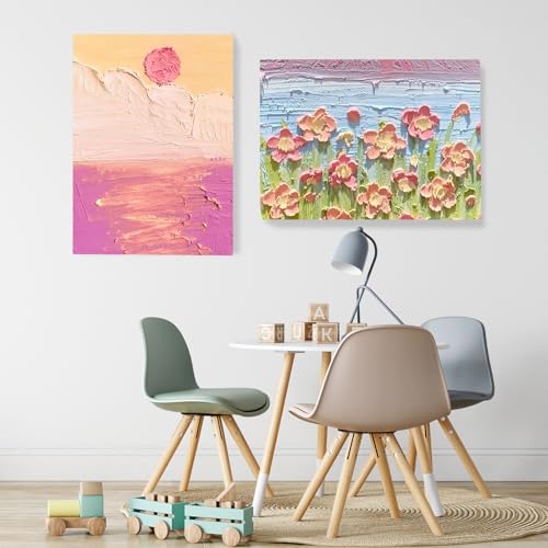 ESRICH Canvas for Painting 12x16, 16 Pack Canvas Boards for Painting Cotton Primed Large Blank Canvases for Kids & Adults, Painting Canvas Panels for Oil, Watercolor, Acrylic Paint, Tempera. - size: 12*16in 16pack