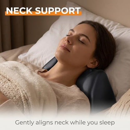Occipital Release Tool for Neck Pain Relief – Cervical Traction Pillow for Tension Headache with 3D Sleep Eye Mask & Foam Earplugs,Pivotal Therapy Neck Stretcher for Shoulder & Upper Back Pain