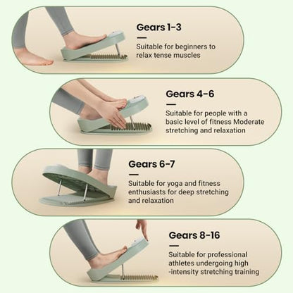 Slant Board Calf Stretcher, Adjustable Incline Stretching Board with Non-Slip Base, Leg Slimming Board for Foot Leg Hamstring Knees Ankle Heel Stretching Training