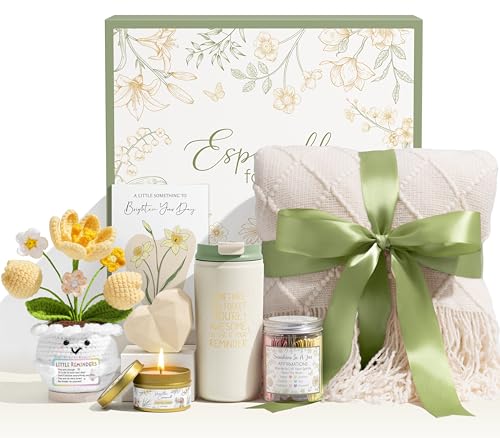 Birthday Gifts for Women Mom Get Well Soon Gift Baskets Self Care Package - color: Beige-vanilla Coconut