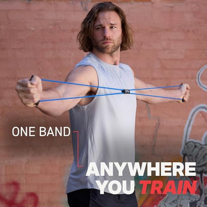SPRI Ultra Toner Figure 8 Resistance Band with Padded Handles Great for Stretch, Exercise, Fitness Training, Yoga, Resistance Weights, Therapy, Gym or Home Workout Equipment. - size: Medium, style: Medium