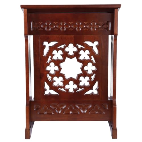 Solid Maple Folding Padded Kneeler, Walnut, Savona - color: Savona Walnut