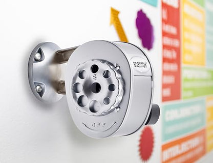 Bostitch Metal Manual Pencil Sharpener, Silver (MPS1-CH)