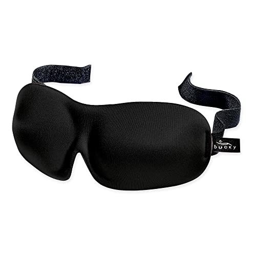 Bucky 40 Blinks No Pressure Eye Mask for Travel & Sleep - color: Black