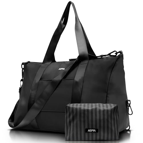 Gym Bag for Women, 3-in-1 Duffle with Laptop & Yoga Mat Space, Travel Bag with Shoe Compartment, Luggage Sleeve & Toiletries Pouch, Lightweight Weekender Carry On, Water Resistant