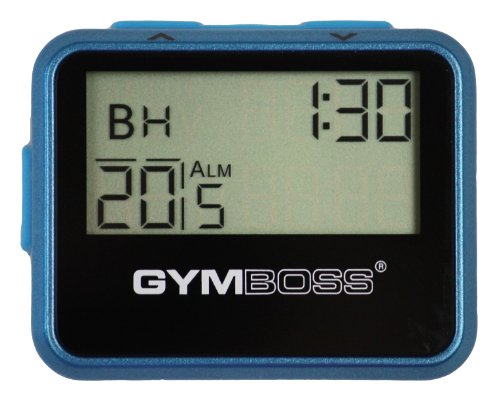 Gymboss Interval Timer and Stopwatch - Teal/Blue Metallic Gloss