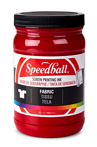 Speedball 045751 Fabric Screen Printing Ink, 32 fl. oz., Process Magenta - color: Process Magenta, size: 32 fl oz