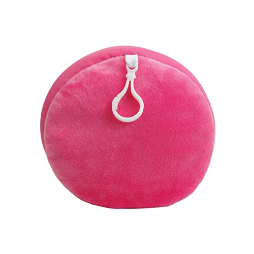 Wolf Essentials Microbead Bolster Tube Travel Pillow - Compact Neck Roll Pillow for Airplane, Car, or Home - Soft Lumbar Support Pillow - Pink - color: Pink, size: Adult (Single Pack)
