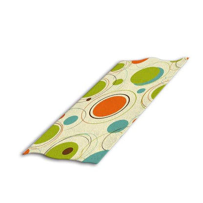 Retro Abstract Lines Bath Towel 15X30 Inch Washcloths Orange Green Blue Colors Face/Body/Hair/Hand Towel for Spa Gym Yoga Swim Bathroom Kitchen Hotel - color: Retro Abstract Lines