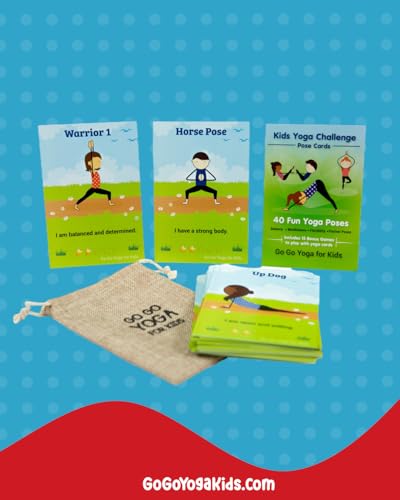 Kids Yoga Cards Challenge and Poses