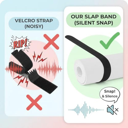 Yoga Mat Carrier Strap, Adjustable Thick Straps Sling for Carrying Large Mats, Stretching Band - color: 2pcs Slap Band Black