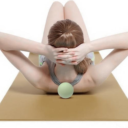 2PCS Firm Massage Lacrosse Balls for Myofascial Release, Muscle Knots, Trigger Point Therapy, Yoga Deep Tissue Massage, Foot Plantar Fasciitis, Muscle Soreness Massager Ball - color: 2 Smooth Massage Ball