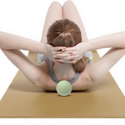 3PCS Firm Massage Lacrosse Balls for Myofascial Release, Muscle Knots, Trigger Point Therapy, Yoga Deep Tissue Massage, Pain Relieve from Plantar Fasciitis, Muscle Soreness Massager Ball - color: 3 Style Massage Ball Multicolor