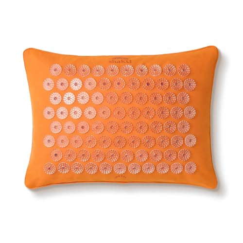 ShaktiMat Acupressure Pillow, Neck & Shoulder Relief, Premium Level 1 Amber | Relaxation, Massage Muscles, Aid Sleep, Unlock Inner Tension, Similar to Acupuncture, Made with Organic Cotton & ABS spikes - color: Premium-amber, size: Level 1