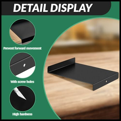 Suzile 4 Pcs Bench Hook Metal Inking Plate Linoleum Printmaking Block Stop Ink Plate Printing Supplies Linocut Carving Tools for Block Printing Wood Carving, 9 x 7 x 1 Inches