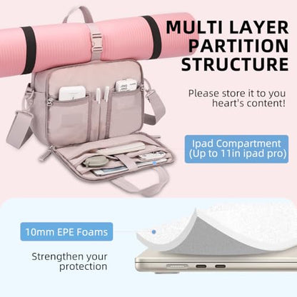 mini gym bag for women, travel duffel bag with wet pockets and Shoe Compartment,Lightweight carry on weekender duffel, water resistant,for sports,yoga,dance,pink - color: purplish-pink