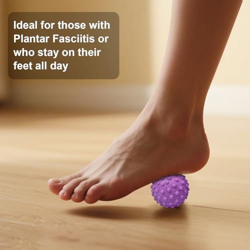 Foot Massage Ball Myofascial Release, Pain Relieve from Plantar Fasciitis, Massage Tool for Tight Muscles and Sore Feet, Restore Foot Massage Roller - color: 3 Massage Ball