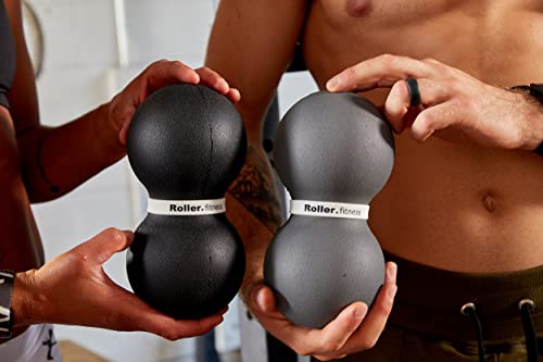 Fitness Infinity Roller, Peanut Foam Massage Ball, Large 8-Inch Double Exercise Roller (Gray - Standard) - style: Gray - Standard