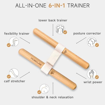 Innovative Muscle Stretching Device, Adjustable Length Hamstring Stretcher Redefines Flexibility, Pain Relief and Wellbeing for Your Entire Body Easily Perform Yoga and Stretching at Home!