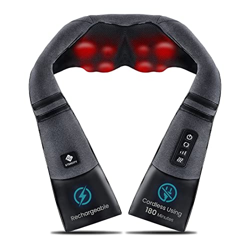 Etekcity FSA Eligible Cordless Neck Massager for Pain Relief Deep Tissue - color: Grey