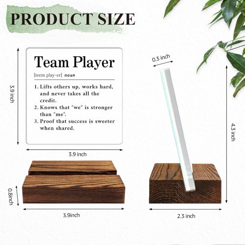Team Player Definitio 아크릴 사인 동료를 위한 감사 선물 - color: 화이트 2