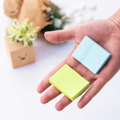 Mini Sticky Notes 1.5x2 Inches, Bright Colors Self-Stick Pads | 24 Pack, 75 Sheets/Pad,1800 Sheets